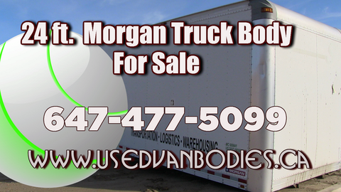 Morgan 24ft. aluminum, dry freight box for sale Toronto Ontario -1