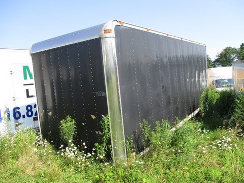 Alvan, used Alvan 24 ft. dry freight truck / van box, for sale Toronto Ontario.