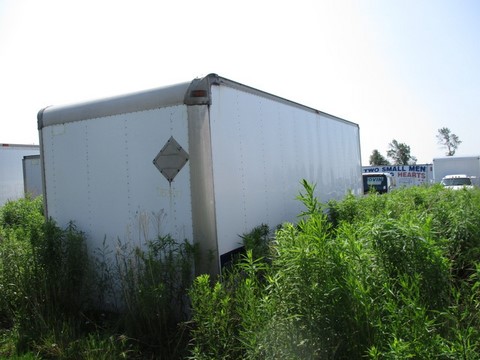 Alvan, used Alvan 24 ft. dry freight truck / van box, for sale Toronto Ontario.
