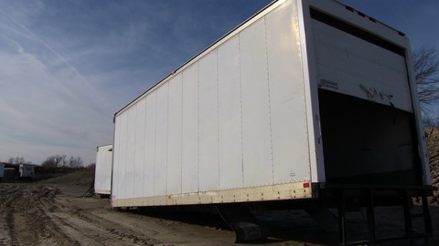 Used 24 ft. aluminum Durabody insulated truck box, body with reefer for sale Toronto Ontario -1