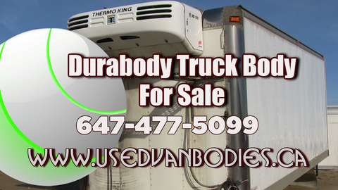 Used 24 ft. aluminum Durabody insulated truck box, body with reefer for sale Toronto Ontario -7