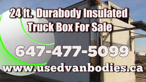 Durabody Truck Body, used Durabody 24ft. insulated, aluminum, dry freight box for sale Toronto Ontario -6
