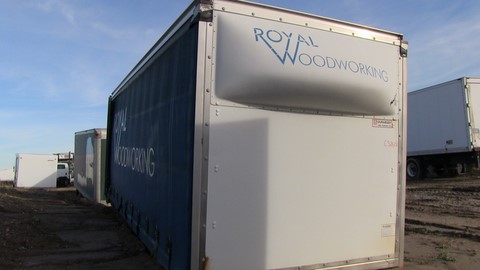 Durabody and Trailer Ltd., Used Durabody 26 ft. canvas sides dry freight truck box for sale Toronto Ontario -5
