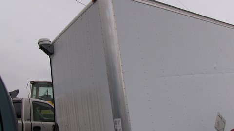 16 ft. aluminum dry storage van body, truck box for sale  Toronto Ontario.