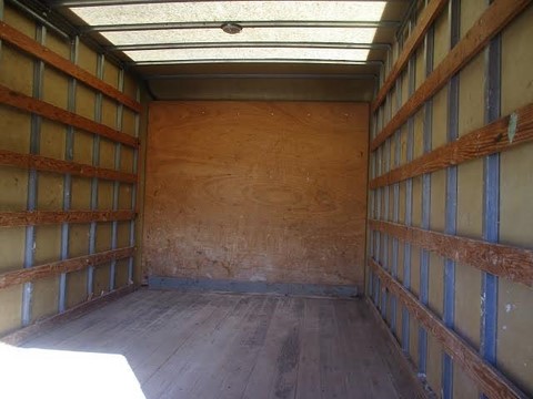 UNICELL 14 Ft. Used Fiberglass Dry Freight Van & Truck Body Installation.