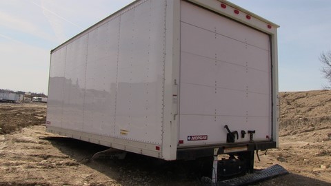 http://www.usedvanbodies.ca - MORGAN 24 Ft. Dry Freight Truck Body Van Box for sale Toronto Ontario.