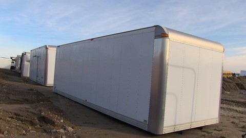 Multivans Truck Body, used Multivans 24ft. dry freight aluminum box for sale Toronto Ontario -6